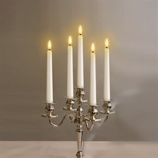 LED kronelys med fjernbetjening - 3 stk. pr. sæt